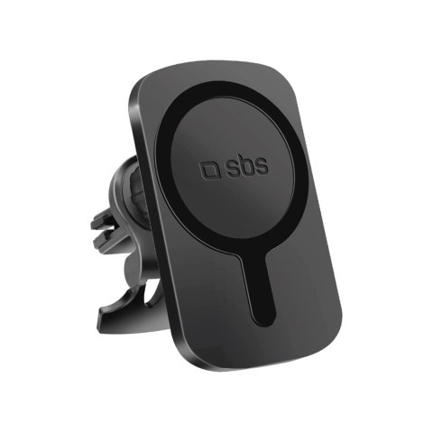 Uchwyt do smartfona z ładowarką SBS TESUPWIR15WMS kompatybilny z MagSafe - czarny