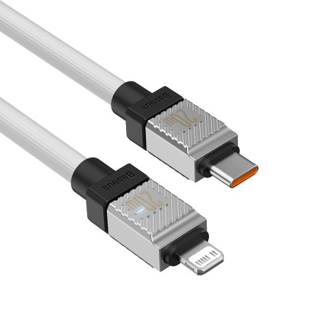 Baseus kabel CoolPlay USB-C - Lightning 1m 20W biały Baseus kabel CoolPlay USB-C - Lightning 1m 20W biały