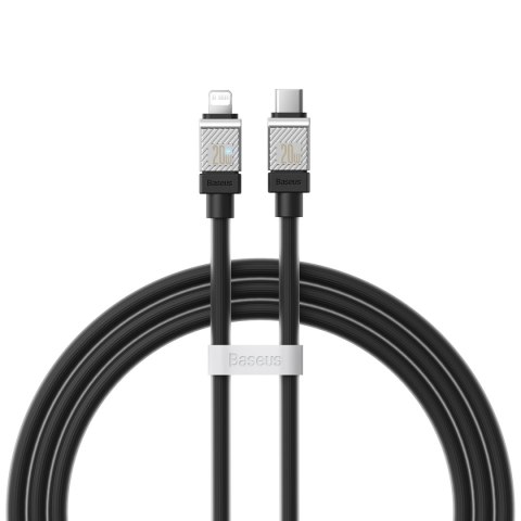 Baseus kabel CoolPlay USB-C - Lightning 1m 20W czarny Baseus kabel CoolPlay USB-C - Lightning 1m 20W czarny