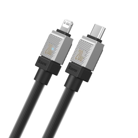 Baseus kabel CoolPlay USB-C - Lightning 1m 20W czarny Baseus kabel CoolPlay USB-C - Lightning 1m 20W czarny