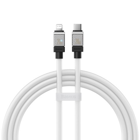 Baseus kabel CoolPlay USB-C - Lightning 2m 20W biały Baseus kabel CoolPlay USB-C - Lightning 2m 20W biały