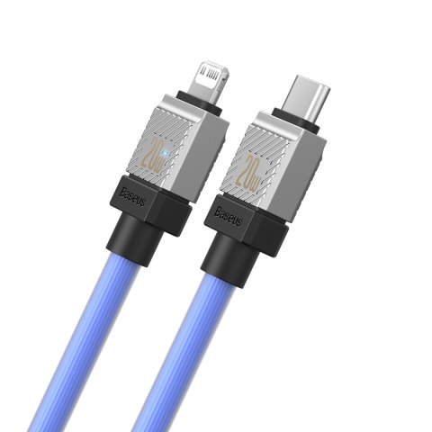 Baseus kabel CoolPlay USB-C - Lightning 2m 20W niebieski Baseus kabel CoolPlay USB-C - Lightning 2m 20W niebieski