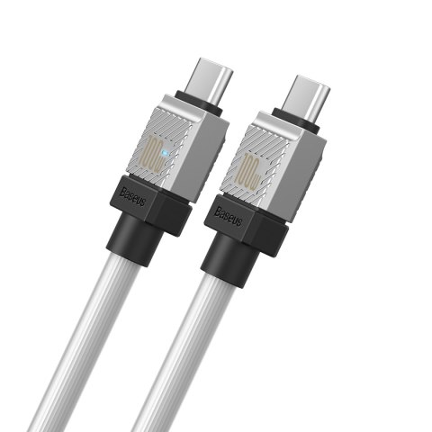 Baseus kabel CoolPlay USB-C - USB-C 1m 100W biały Baseus kabel CoolPlay USB-C - USB-C 1m 100W biały