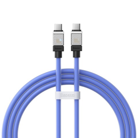 Baseus kabel CoolPlay USB-C - USB-C 1m 100W niebieski Baseus kabel CoolPlay USB-C - USB-C 1m 100W niebieski