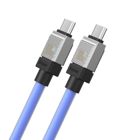 Baseus kabel CoolPlay USB-C - USB-C 1m 100W niebieski Baseus kabel CoolPlay USB-C - USB-C 1m 100W niebieski