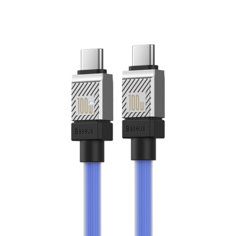 Baseus kabel CoolPlay USB-C - USB-C 1m 100W niebieski Baseus kabel CoolPlay USB-C - USB-C 1m 100W niebieski