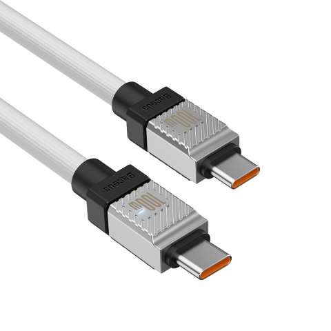 Baseus kabel CoolPlay USB-C - USB-C 2m 100W biały Baseus kabel CoolPlay USB-C - USB-C 2m 100W biały