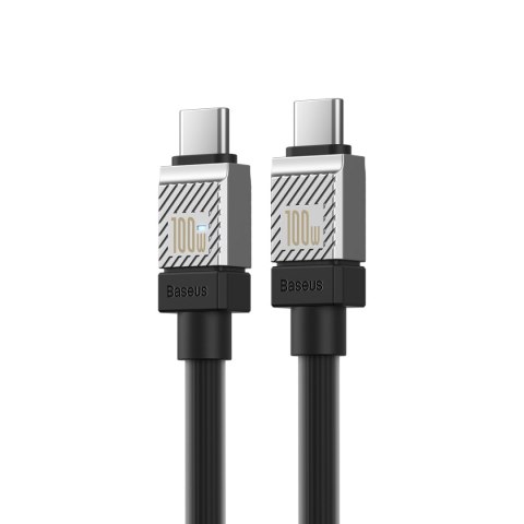 Baseus kabel CoolPlay USB-C - USB-C 2m 100W czarny Baseus kabel CoolPlay USB-C - USB-C 2m 100W czarny