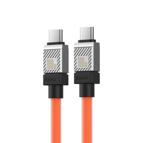 Baseus kabel CoolPlay USB-C - USB-C 2m 100W pomarańczowy Baseus kabel CoolPlay USB-C - USB-C 2m 100W pomarańczowy