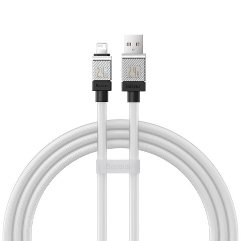 Baseus kabel CoolPlay USB - Lightning 1m 2,4A biały Baseus kabel CoolPlay USB - Lightning 1m 2,4A biały