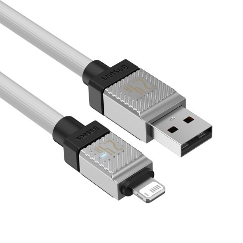 Baseus kabel CoolPlay USB - Lightning 1m 2,4A biały Baseus kabel CoolPlay USB - Lightning 1m 2,4A biały