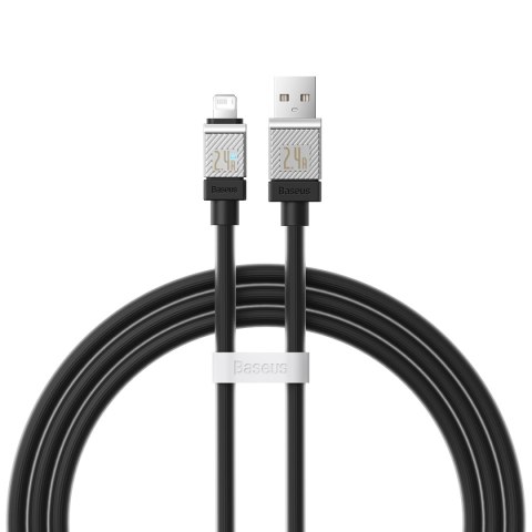 Baseus kabel CoolPlay USB - Lightning 1m 2,4A czarny Baseus kabel CoolPlay USB - Lightning 1m 2,4A czarny