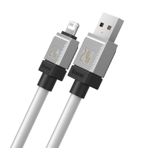 Baseus kabel CoolPlay USB - Lightning 2m 2,4A biały Baseus kabel CoolPlay USB - Lightning 2m 2,4A biały