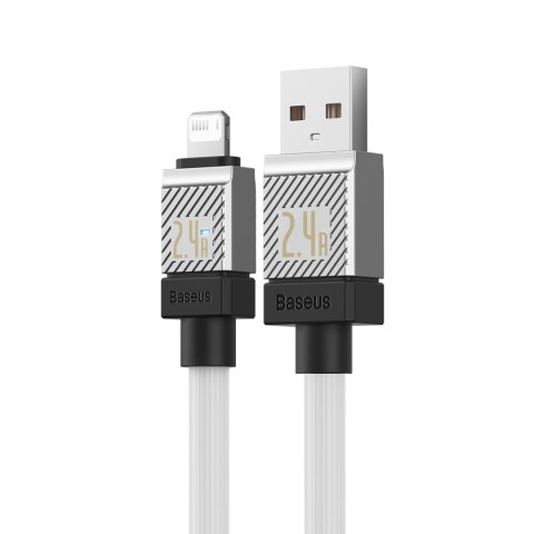 Baseus kabel CoolPlay USB - Lightning 2m 2,4A biały Baseus kabel CoolPlay USB - Lightning 2m 2,4A biały