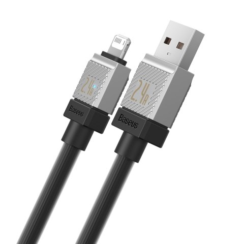 Baseus kabel CoolPlay USB - Lightning 2m 2,4A czarny Baseus kabel CoolPlay USB - Lightning 2m 2,4A czarny