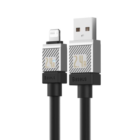 Baseus kabel CoolPlay USB - Lightning 2m 2,4A czarny Baseus kabel CoolPlay USB - Lightning 2m 2,4A czarny