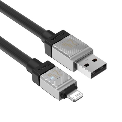 Baseus kabel CoolPlay USB - Lightning 2m 2,4A czarny Baseus kabel CoolPlay USB - Lightning 2m 2,4A czarny