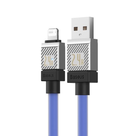 Baseus kabel CoolPlay USB - Lightning 2m 2,4A niebieski Baseus kabel CoolPlay USB - Lightning 2m 2,4A niebieski