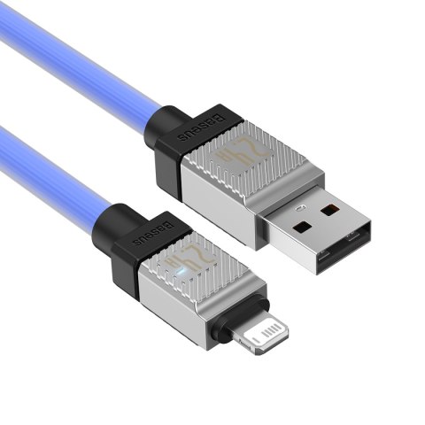 Baseus kabel CoolPlay USB - Lightning 2m 2,4A niebieski Baseus kabel CoolPlay USB - Lightning 2m 2,4A niebieski