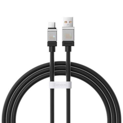Baseus kabel CoolPlay USB - USB-C 1m 100W czarny Baseus kabel CoolPlay USB - USB-C 1m 100W czarny
