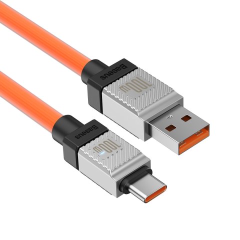 Baseus kabel CoolPlay USB - USB-C 1m 100W pomarańczowy Baseus kabel CoolPlay USB - USB-C 1m 100W pomarańczowy