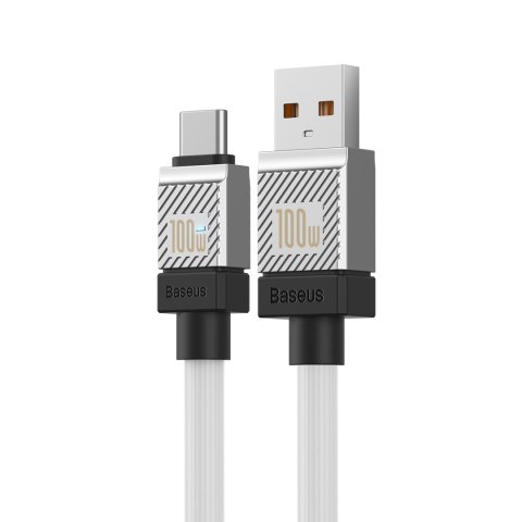 Baseus kabel CoolPlay USB - USB-C 2m 100W biały Baseus kabel CoolPlay USB - USB-C 2m 100W biały