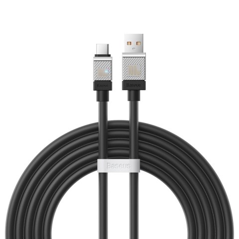 Baseus kabel CoolPlay USB - USB-C 2m 100W czarny Baseus kabel CoolPlay USB - USB-C 2m 100W czarny