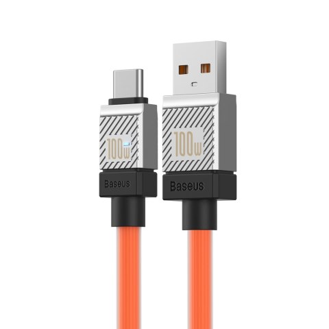 Baseus kabel CoolPlay USB - USB-C 2m 100W pomarańczowy Baseus kabel CoolPlay USB - USB-C 2m 100W pomarańczowy