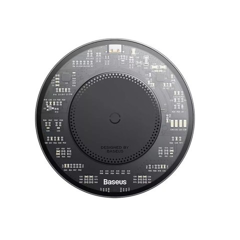 Baseus ładowarka indukcyjna Simple 2 15W czarna Baseus ładowarka indukcyjna Simple 2 15W czarna