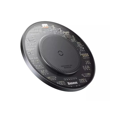 Baseus ładowarka indukcyjna Simple 2 15W czarna Baseus ładowarka indukcyjna Simple 2 15W czarna