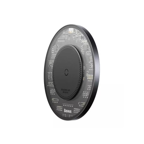 Baseus ładowarka indukcyjna Simple 2 15W czarna Baseus ładowarka indukcyjna Simple 2 15W czarna