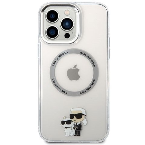 Karl Lagerfeld nakładka do iPhone 13 Pro Max 6,7" KLHMP13XHNKCIT transparentna hardcase Magsafe IML NFT Karl & Choupette Karl Lagerfeld nakładka do iPhone 13 Pro Max 6,7" KLHMP13XHNKCIT transparentna hardcase Magsafe IML NFT Karl & Choupette