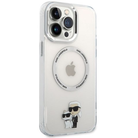 Karl Lagerfeld nakładka do iPhone 13 Pro Max 6,7" KLHMP13XHNKCIT transparentna hardcase Magsafe IML NFT Karl & Choupette Karl Lagerfeld nakładka do iPhone 13 Pro Max 6,7" KLHMP13XHNKCIT transparentna hardcase Magsafe IML NFT Karl & Choupette
