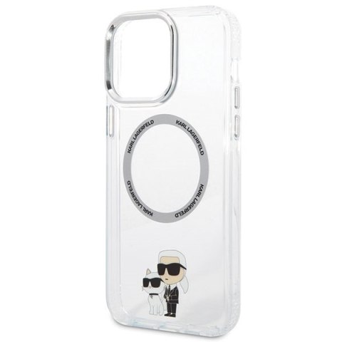 Karl Lagerfeld nakładka do iPhone 13 Pro Max 6,7" KLHMP13XHNKCIT transparentna hardcase Magsafe IML NFT Karl & Choupette Karl Lagerfeld nakładka do iPhone 13 Pro Max 6,7" KLHMP13XHNKCIT transparentna hardcase Magsafe IML NFT Karl & Choupette