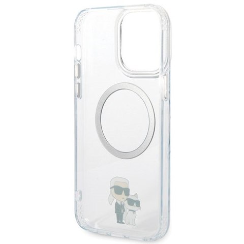 Karl Lagerfeld nakładka do iPhone 13 Pro Max 6,7" KLHMP13XHNKCIT transparentna hardcase Magsafe IML NFT Karl & Choupette Karl Lagerfeld nakładka do iPhone 13 Pro Max 6,7" KLHMP13XHNKCIT transparentna hardcase Magsafe IML NFT Karl & Choupette