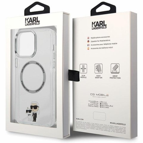 Karl Lagerfeld nakładka do iPhone 13 Pro Max 6,7" KLHMP13XHNKCIT transparentna hardcase Magsafe IML NFT Karl & Choupette Karl Lagerfeld nakładka do iPhone 13 Pro Max 6,7" KLHMP13XHNKCIT transparentna hardcase Magsafe IML NFT Karl & Choupette