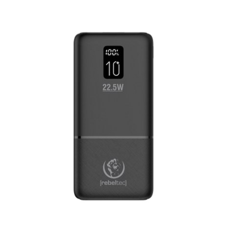 Rebeltec power bank P10 LCDPD 22,5W 10000mAh czarny Rebeltec power bank P10 LCDPD 22,5W 10000mAh czarny