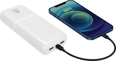 Rebeltec power bank P20 10W 20000mAh biały Rebeltec power bank P20 10W 20000mAh biały