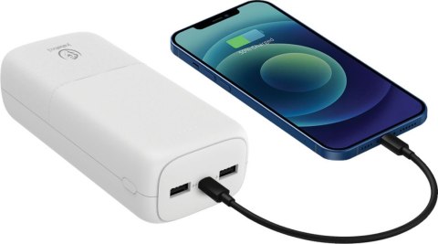Rebeltec power bank P30 10W 30000mAh biały Rebeltec power bank P30 10W 30000mAh biały