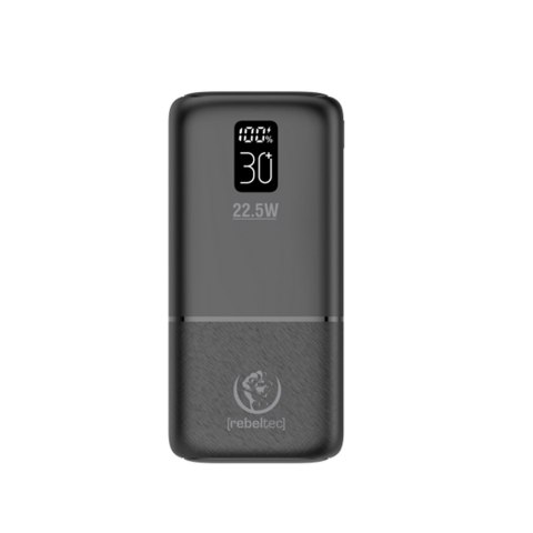 Rebeltec power bank P30 LCDPD 22,5W 30000mAh 30W czarny Rebeltec power bank P30 LCDPD 22,5W 30000mAh 30W czarny