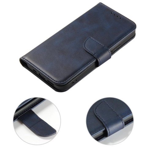 Etui Magnet Case z klapką do Samsung Galaxy A36 - niebieskie