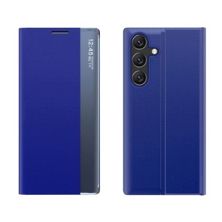 Etui New Sleep Case pokrowiec z klapką z funkcją podstawki na Samsung Galaxy A36 - niebieskie
