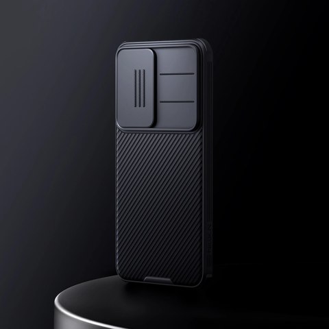 Etui Nillkin CamShield Pro na Samsung Galaxy S25 z osłoną na aparat - czarne Etui Nillkin CamShield Pro na Samsung Galaxy S25 z osłoną na aparat - czarne