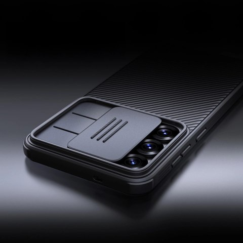 Etui Nillkin CamShield Pro na Samsung Galaxy S25 z osłoną na aparat - czarne Etui Nillkin CamShield Pro na Samsung Galaxy S25 z osłoną na aparat - czarne
