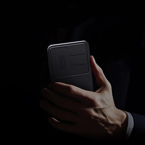 Etui Nillkin CamShield Pro na Samsung Galaxy S25 z osłoną na aparat - czarne Etui Nillkin CamShield Pro na Samsung Galaxy S25 z osłoną na aparat - czarne