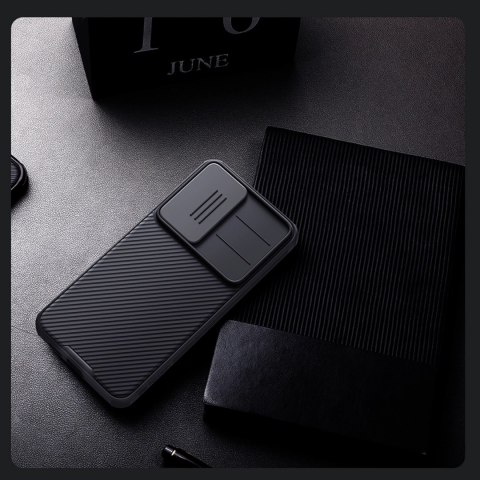 Etui Nillkin CamShield Pro na Samsung Galaxy S25 z osłoną na aparat - czarne Etui Nillkin CamShield Pro na Samsung Galaxy S25 z osłoną na aparat - czarne