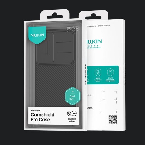 Etui Nillkin CamShield Pro na Samsung Galaxy S25 z osłoną na aparat - czarne Etui Nillkin CamShield Pro na Samsung Galaxy S25 z osłoną na aparat - czarne