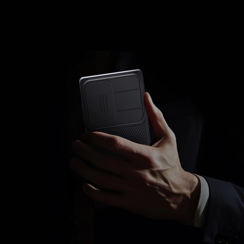 Etui Nillkin CamShield Pro na Samsung S25 Ultra z osłoną na aparat - czarne Etui Nillkin CamShield Pro na Samsung S25 Ultra z osłoną na aparat - czarne