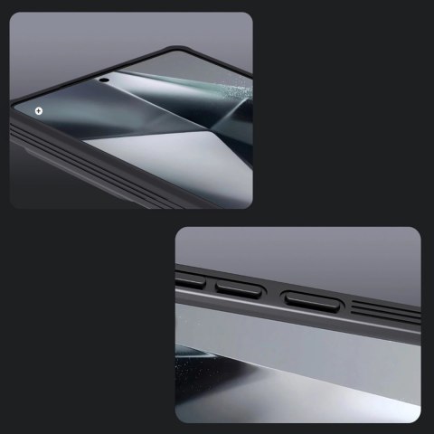 Etui Nillkin CamShield Pro na Samsung S25 Ultra z osłoną na aparat - czarne Etui Nillkin CamShield Pro na Samsung S25 Ultra z osłoną na aparat - czarne