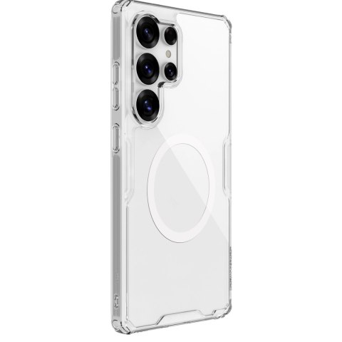 Etui Nillkin Nature TPU Pro Magnetic Case z MagSafe na Samsung Galaxy S25 Ultra - białe Etui Nillkin Nature TPU Pro Magnetic Case z MagSafe na Samsung Galaxy S25 Ultra - białe